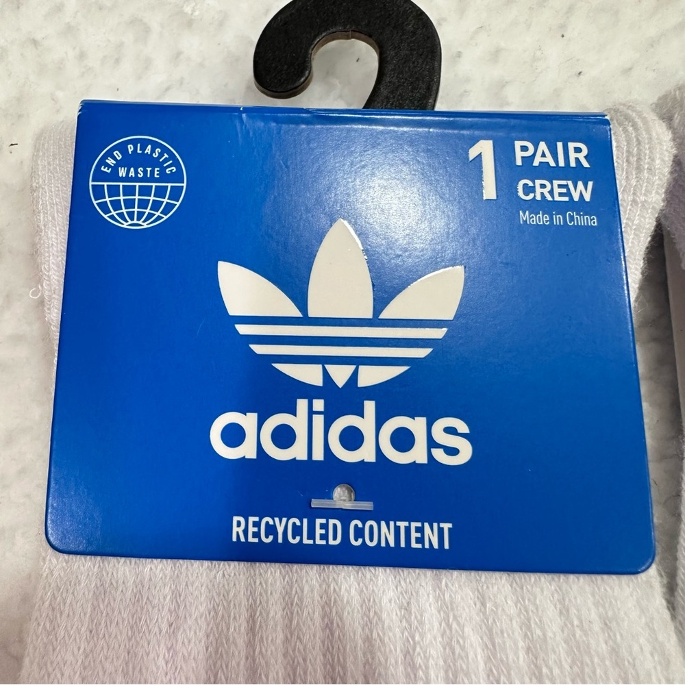 White Adidas Socks - Picture 5 of 7